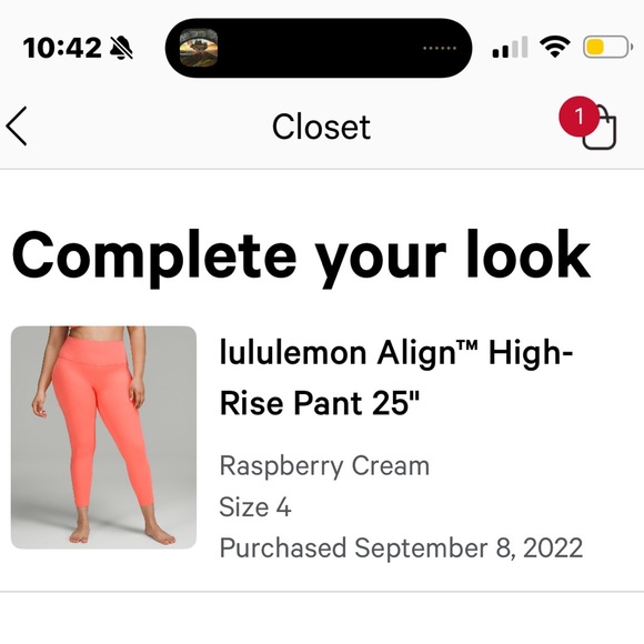 Lululemon Align HR 25” Legging - Picture 6 of 6